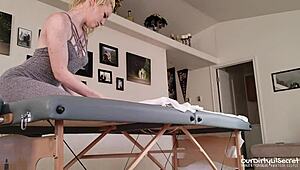 Curious about a happy ending massage with a cum swallow surprise?