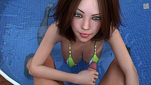 Want to see Olivia give a handjob and boobjob?