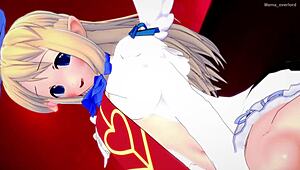 Flonne angel rides cock in adult disgaea