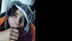 white wolf ofc, submissive teen can't resist sucking me off every time