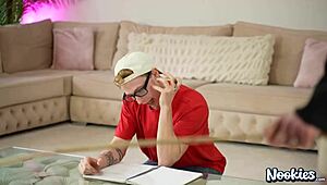 Skinny 60-Year-Old Granny Jacy Bangs Students Hard!