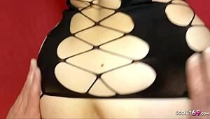 Hey, wanna see a German milf get slammed in an AO creampie gangbang in Oyten?