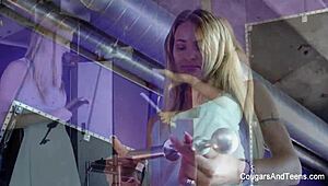 Hot Lesbian Threesome with Tits, Pussy, and Fucking