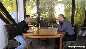 Boris Schwarz Serves Creampie to Hungry Milf With Double Loads