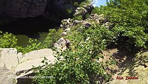 I’m wild for public fucking with Mia Bandini on a high canyon cliff