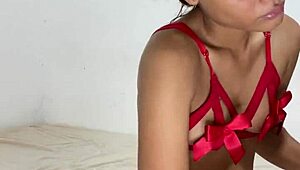 I'm just fucking a dildo with my tight pussy