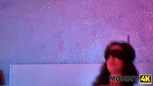 mommy-in-law catches blonde in solo play and joins for wild czech action