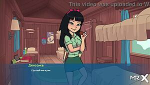 Get some Animeteen action with Camppinewood's hot train - a porn videogame