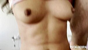 Putalocura Trio with Española Linda Del Sol and Dos Pollas in Emotional Blowjob