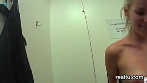 stellar czech chick seduced in shopping centre. nailed in pov.