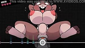 Group of furries play and animate BDSM games