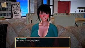 I explore my new stepfamily in this game