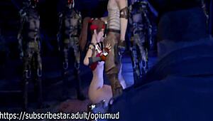 hmv avalence brings wild 3d cartoon hentai action