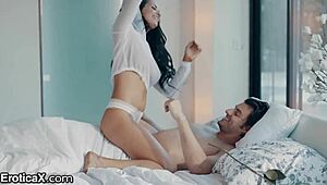 Is eroticax waking him with her big tits and morning blowjob?