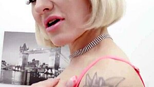 cock hungry blonde ivy maddox anally prolapses during rough interracial threesome