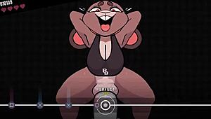 Group of furries play and animate BDSM games