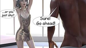 Hi, I'm Mia in part 1 of steamy adult 3D porn comics