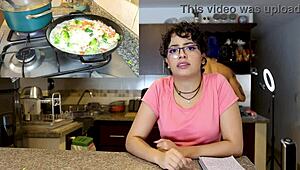 Quick Pasta Then Henry and Veronika's Steamy Blowjob