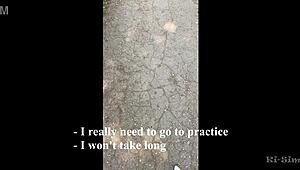 ki-sim meeting a stranger on the street not fake