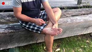 hey, how’d i seduce my rugged stepuncle with a footjob?