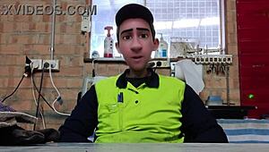 step gay dad escapes into foot fantasy dreams at work