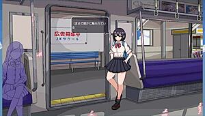 Hentai Teen Cowgirl Riding Big Ass In Train