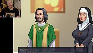 Teen Avoids Embarrassing Moment with Mommy Teacher in Shower Cumshot