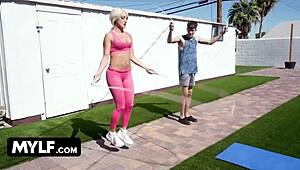 bree brooks stays fit but craves that young juicy cock for energy