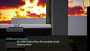 Amateur Milf with Big Tits in Homemade Cartoon Family Scene