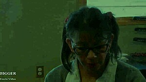 Student Spills Cum All Over His Teacher’s Glasses