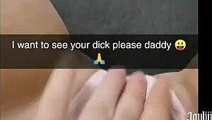 Sexting My Best Friend’s Dad on Snapchat Until I Cum Hard - Joyliii’s Naughty Secret. I Can’t Stop!
