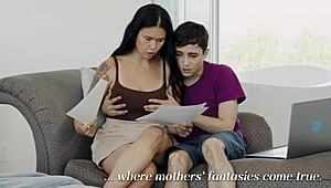 step mom, i can't resist touching my young step son