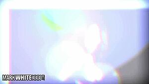 jayden lee teases with sloppy deepthroat in the bathroom, ending with cum on face