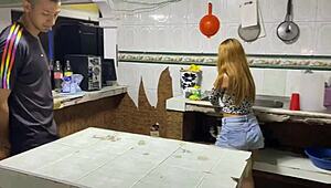 Stepsister gives pussy after harassment!