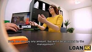 yo, loan4k deal got her wet for mortgage cash in office