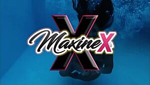 Star Nine, tied up, got drilled by Scott Rhodes with a dildo.