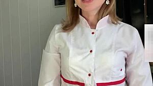 Russian Depilation Master Sugarnadya Trims Penis And Balls Before Sudden Ejaculation