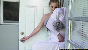 Hey Rachael Cavalli, How Deep Can You Go as Nerdy Masseuse?