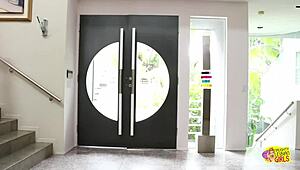 Amazing Goth Lesbian Girls Licking Clits And Masturbating On The Bed.