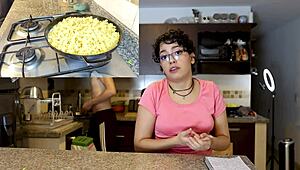 Quick Pasta Then Henry and Veronika's Steamy Blowjob