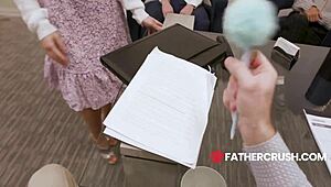 A rebellious stepfather’s daughter gets punished and tempted with a forbidden desire