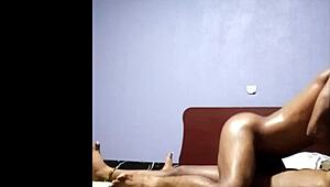 Congolese Big Ass Hooker Licks Fat Black Cock Slow