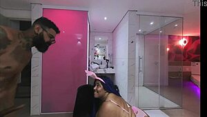 Alternative MILF with natural big boobs gets her ass fucked