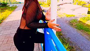 Latina Milf Meets Guy In Park For Public Doggystyle Without Condom