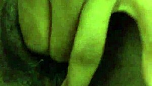 Heaven home alone fingers her ebony pussy in solo masturbation