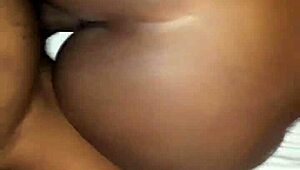 Amateur black female bent over for doggystyle fucking