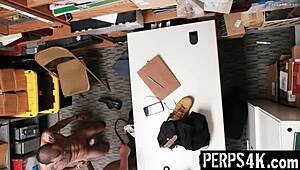 An understanding reached with gay mall officer after suspect got caught - Perps4K