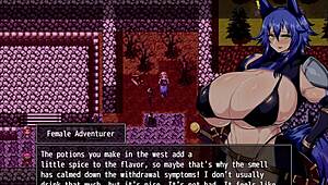 Horny Karen frees herself from the curse with big tits!