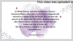 Femdom joi orgasm instructions for you 😘