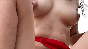 Training hard to fuck with toys